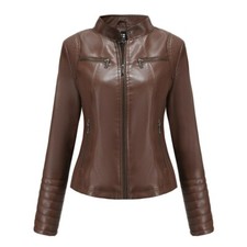 Damen kapuze leder gebraucht kaufen  Hannover