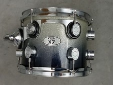PDP X7 10" TAMBOR TOM FADE PRETO A PRATA, EXCELENTE! comprar usado  Enviando para Brazil