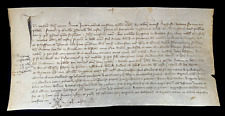 Medieval vellum charter for sale  Kansas City