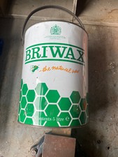 Litre tin briwax for sale  CANTERBURY