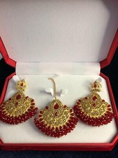 Pakistani polki earring for sale  BRADFORD
