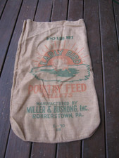 Vintage burlap empty d'occasion  Expédié en Belgium