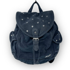 Mochila de lona A & F Abercrombie & Fitch tecido azul pontos prata comprar usado  Enviando para Brazil