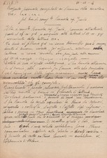 Rapporto ten. artiglieria usato  Albenga