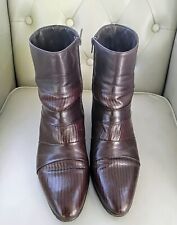 mens cuban heel boots for sale  PRESTON