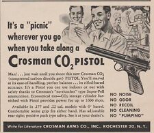 1951 Crosman Arms - Pistolas de CO2 - "It's A Picnic Wherever" - Arte publicitária impressa em revista comprar usado  Enviando para Brazil