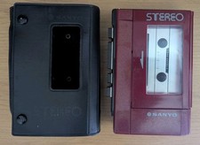 Red sanyo cassette for sale  BASINGSTOKE