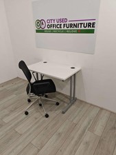 Rectangular desk white for sale  WARRINGTON