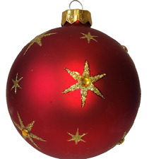 Weihnachtskugel glas satin gebraucht kaufen  Ehingen