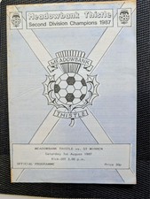 Meadowbank thistle mirren for sale  PAISLEY