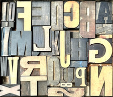 Letterpress wood mixed for sale  UK