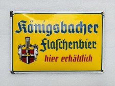 Emailschild königsbacher flas gebraucht kaufen  Schiffweiler