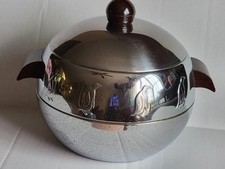 Balde de gelo vintage West Bend Penguin servidor frio quente cromado alças de baquelite MCM comprar usado  Enviando para Brazil