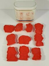 Vintage 10 Cortadores de Biscoito Animal Vermelho Macaco Leão Girafa Cavalo Porco Cachorro Gato  comprar usado  Enviando para Brazil