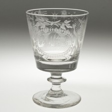 Masonic engraved glassware for sale  TUNBRIDGE WELLS