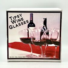 Tipsy wine glasses for sale  Lincoln