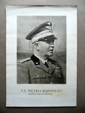 Fotoincisione pietro badoglio usato  Italia