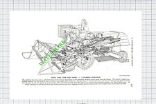 Combine harvester diagram for sale  SHILDON