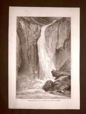 Rjukandfoss nel 1863 usato  Villarosa