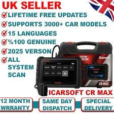 Ferramenta de diagnóstico automotivo iCarsoft CR MAX 2025 APRIMORADA / tomada oficial do Reino Unido comprar usado  Enviando para Brazil
