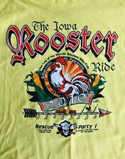 Camiseta gráfica RAGBRAI 2010 “Rooster Ride” tamanho XL Iowa passeio de bicicleta 100% algodão, usado comprar usado  Enviando para Brazil