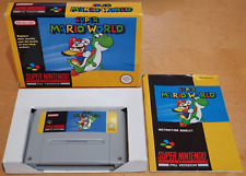 Caixa amarela Super Mario World para Super Nintendo SNES completa e em muito bom estado Pal Reino Unido comprar usado  Enviando para Brazil