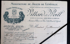 Rare invoice villard d'occasion  Expédié en Belgium