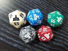 Dados MTG, Rivals Of Ixalan, Spindown D20 cada um (5 dados no total) comprar usado  Enviando para Brazil