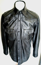 Superb black leather for sale  WHITLAND