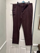 Plum coloured chinos for sale  PONTYCLUN