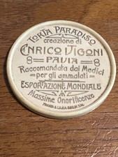 Specchietto pubblicitario Torta Paradiso-Enrico  Vigoni Pavia primi’900 comprar usado  Enviando para Brazil