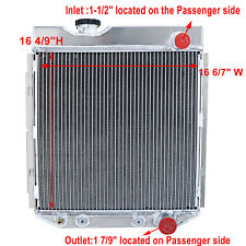 3row aluminum radiator d'occasion  Expédié en Belgium