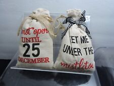 Christmas ornaments burlap for sale  Quitman