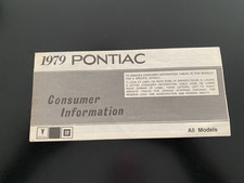 1979 pontiac new for sale  Forest City