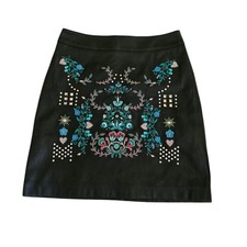 Saia Desigual Feminina XS 34 Preta Couro Sintético Acougue Boho Mini Cintura Alta comprar usado  Enviando para Brazil