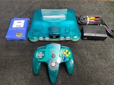 Console Nintendo 64 N64 azul gelo claro Funtasic região livre mod joga EUA e Japão comprar usado  Enviando para Brazil