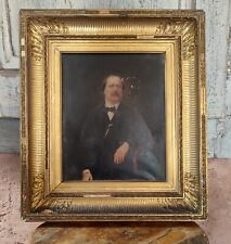 Portrait xixeme huile d'occasion  Sainte-Colombe