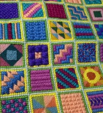 Handmade colorful needlepoint for sale  Minneapolis