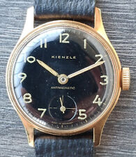 Relógio masculino vintage alemão Kienzle corda manual mostrador preto comprar usado  Enviando para Brazil