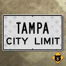 Cartello autostradale tampa usato  Spedire a Italy