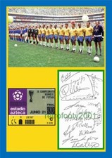 FINAL DA COPA DO MUNDO DO BRASIL 1970 PELE JAIRZINHO GERSON E EQUIPE COMPLETA ASSINADA PRÉ-IMPRESSÃO comprar usado  Enviando para Brazil