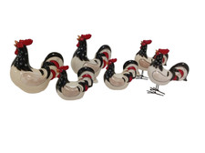 Set ceramic rooster for sale  RUGBY