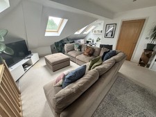 Shape corner sofa for sale  FRODSHAM