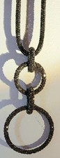 Stunning black crystal for sale  SHEFFORD