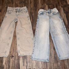 Jeans Zara feminino 2 pares perna larga tamanho 7 comprar usado  Enviando para Brazil