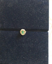 Bague blanc émeraude d'occasion  Lyon VIII