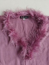 Strickjacke altrosa federkrage gebraucht kaufen  Bad Karlshafen