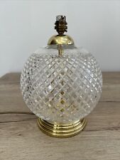 Cut glass globe for sale  BURTON-ON-TRENT