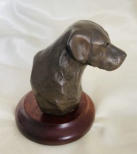 Bronze dog head for sale  PAIGNTON