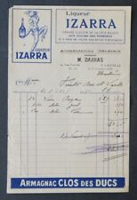 Facture liqueur izarra d'occasion  Nantes-